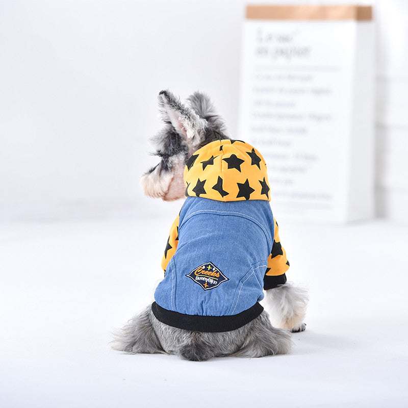 Pet's Denim Jacket - Stylish and Durable Jean Jacket for Dogs and Cats
