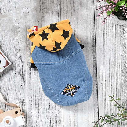 Pet's Denim Jacket - Stylish and Durable Jean Jacket for Dogs and Cats