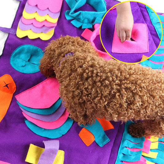 Pet Snuffle Mat - Interactive Feeding Mat for Mental Stimulation & Fun