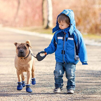Weatherproof Pet Walking Shoes Durable Non-Slip Shoes for All Seasons