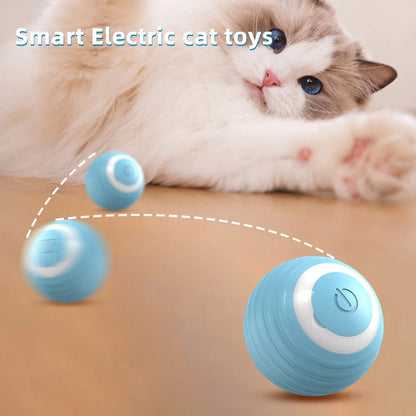 Smart Interactive Cat Ball Auto Rolling Electronic Toy for Cats & Dogs