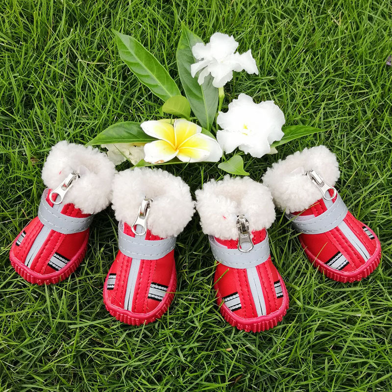 Paw Protection Snow Boots - Waterproof and Warm Winter Boots for Pets